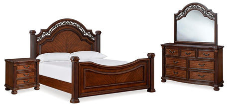 Lavinton Brown Poster Bedroom Set from Decor Furniture