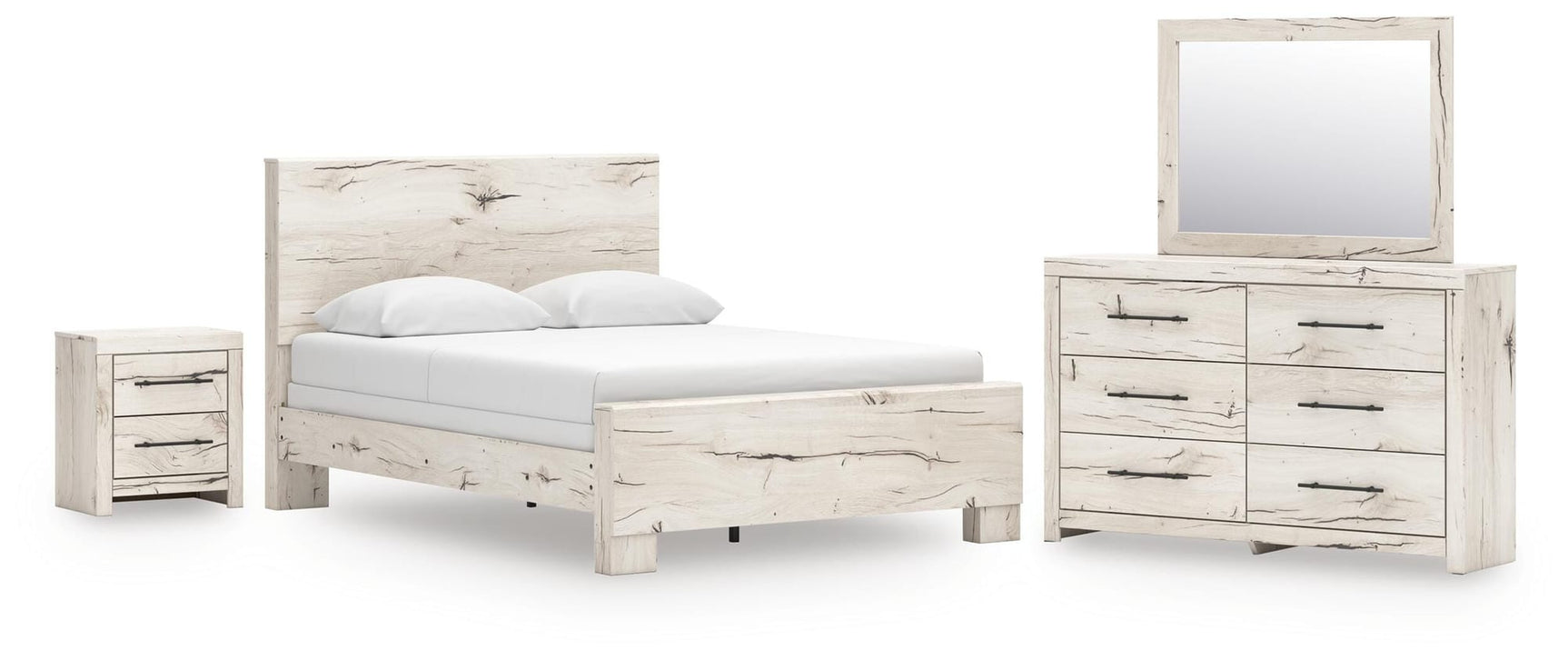 Lawroy Light Natural Panel Bedroom Set from Decor Furniture