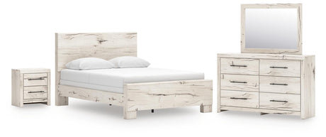 Lawroy Light Natural Panel Bedroom Set from Decor Furniture