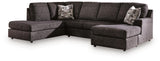 Lentiz Onyx 2-Piece Sectional with Chaise view 2