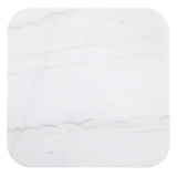 Lior 2-Piece Square Marble Top Coffee and End Table Set Charcoal view 5