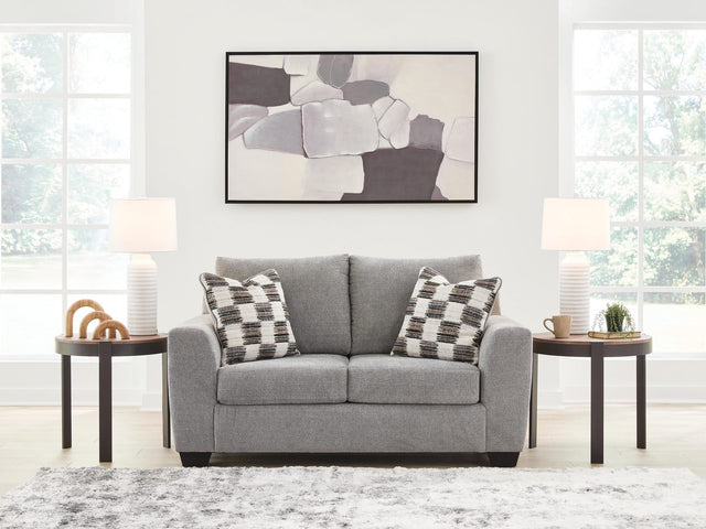 Loreo Flint Chenille Loveseat from Decor Furniture