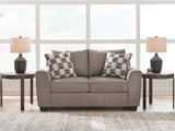 Loreo Truffle Chenille Loveseat from Decor Furniture