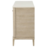 Lucaire 2-door 3-drawer Cultured Marble Top Sideboard Sandstone view 5
