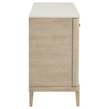 Lucaire 2-door 3-drawer Cultured Marble Top Sideboard Sandstone view 9