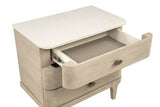Lucaire 3-drawer Nightstand Bedside Table Sandstone view 10