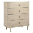 Lucaire 5-drawer Chest of Drawers Sandstone from Decor Furniture