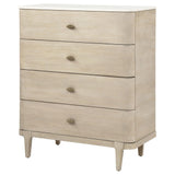Lucaire 5-drawer Chest of Drawers Sandstone view 3