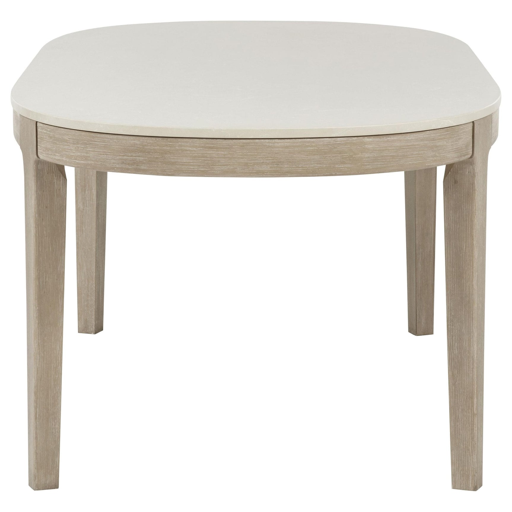 Lucaire 84-inch Cultured Marble Top Dining Table Honed Cream view 4