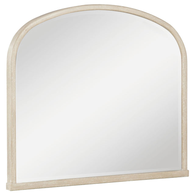 Lucaire Arched Dresser Mirror Sandstone from Decor Furniture