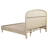 Lucaire Eastern King Upholstered Panel Bed Sandstone view 4