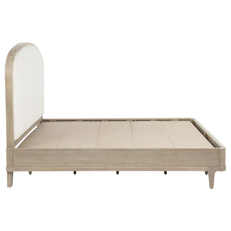 Lucaire Queen Upholstered Panel Bed Sandstone view 5