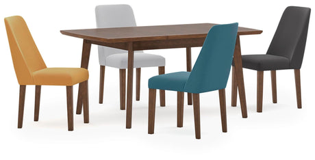 Lyncott Brown Dining Set 2 from Decor Furniture