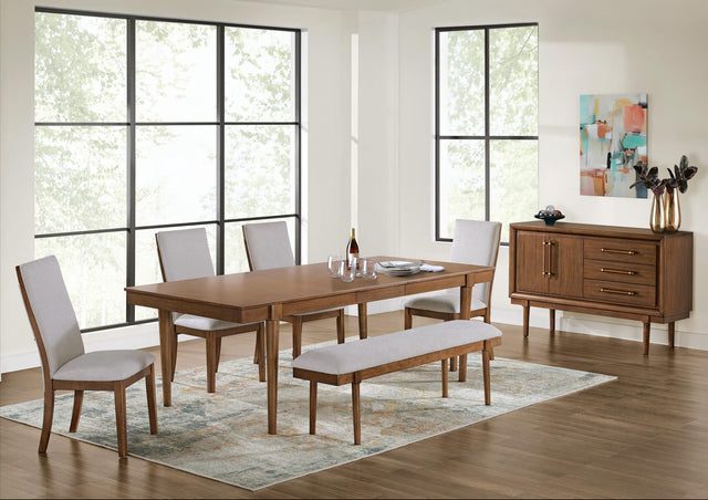 Lyncott Brown Dining Set from Decor Furniture