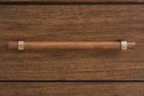 Lyncott Brown Upholstered Bedroom Set detail view