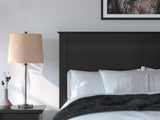 Maribel Black Panel Bedroom Set with Multiple Size and Piece Options Queen 5: Bed, Dresser, Mirror, Chest, NightStand from Decor Furniture