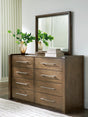 Marxmore Brown Dresser and Mirror from Decor Furniture