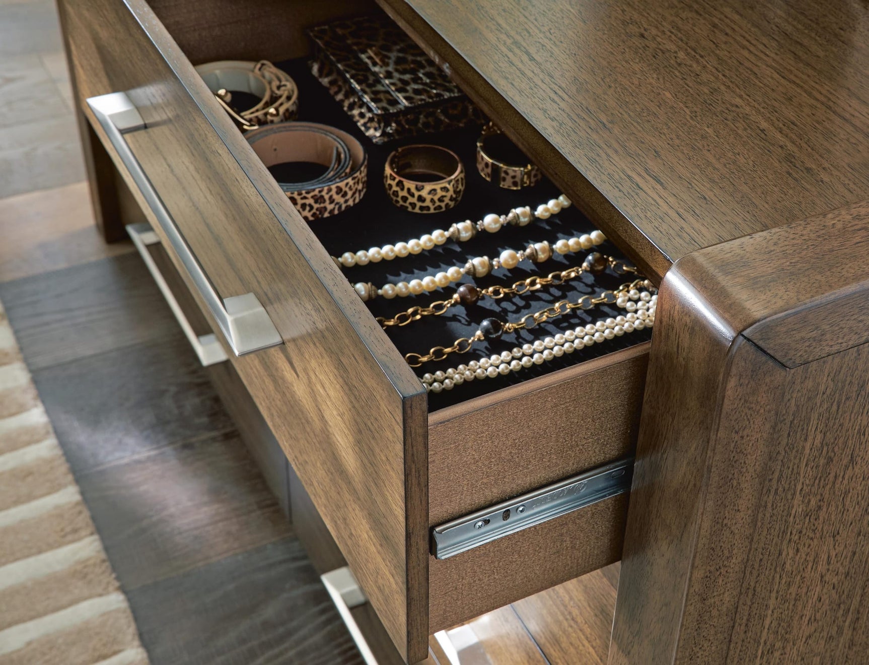 Marxmore Brown Dresser and Mirror detail view