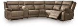 Max-Momentum Biscotti 6-Piece Power Reclining Sectional with Audio Console view 7