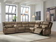 Max-Momentum Biscotti 7-Piece Power Reclining Sectional with Audio Consoles view 6