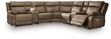 Max-Momentum Biscotti 7-Piece Power Reclining Sectional with Audio Consoles view 7