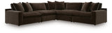Maxton Heights Bittersweet 5-Piece Sectional view 2