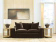 Maxton Heights Bittersweet Chenille,Velvet Loveseat from Decor Furniture