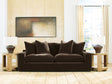 Maxton Heights Bittersweet Chenille,Velvet Sofa from Decor Furniture