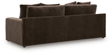 Maxton Heights Bittersweet Chenille,Velvet Sofa view 4