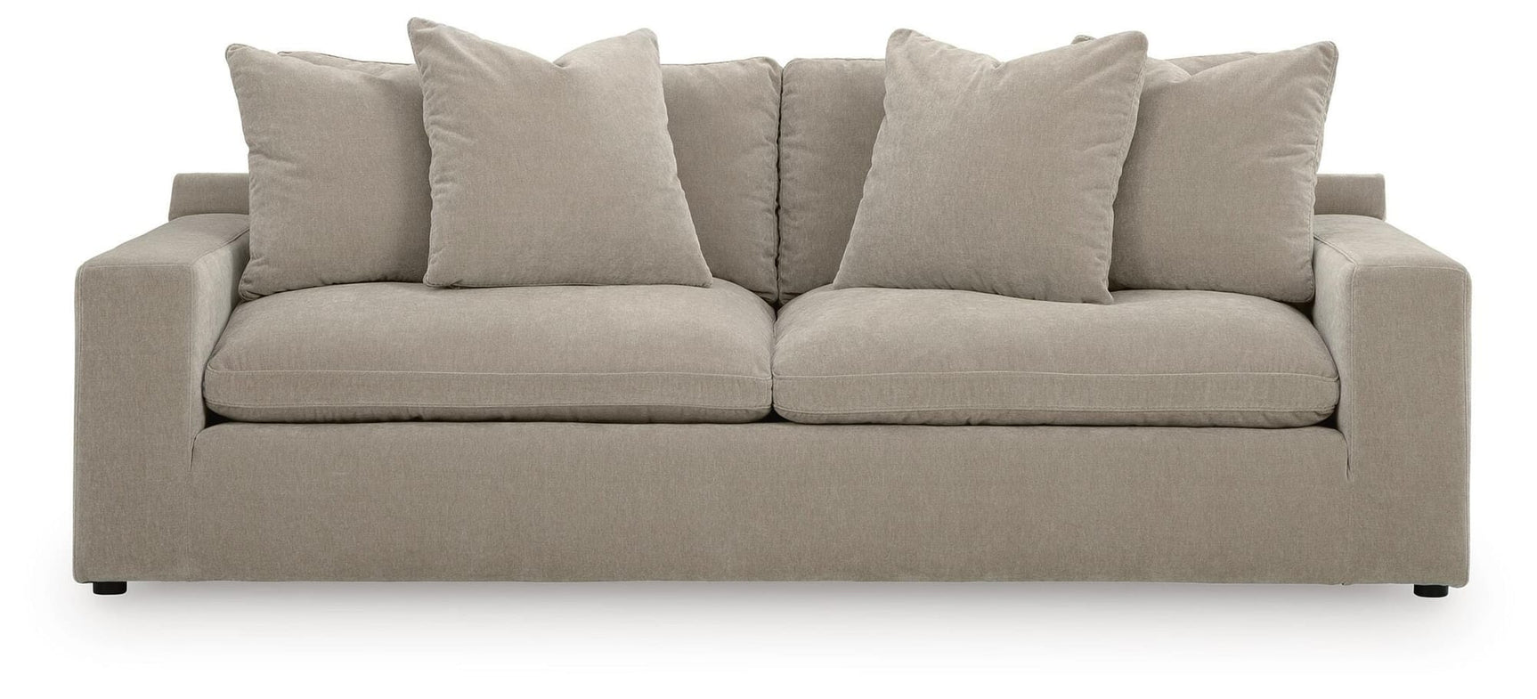 Maxton Heights Pebble Chenille,Velvet Sofa view 3