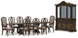 Maylee Dark Brown Dining Set view 15
