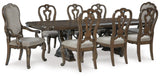 Maylee Dark Brown Dining Set view 21