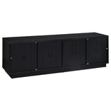 Medina 4-Door TV Stand for TVs up to 85 Inches Black view 7