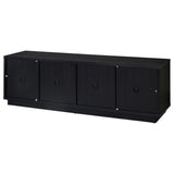 Medina 4-Door TV Stand for TVs up to 85 Inches Black view 8