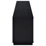 Medina 4-Door TV Stand for TVs up to 85 Inches Black view 9
