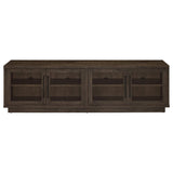 Medina 4-Door TV Stand for TVs up to 85 Inches Dark Rustic Mango view 4