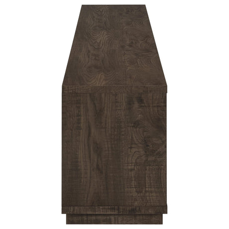 Medina 4-Door TV Stand for TVs up to 85 Inches Dark Rustic Mango view 9