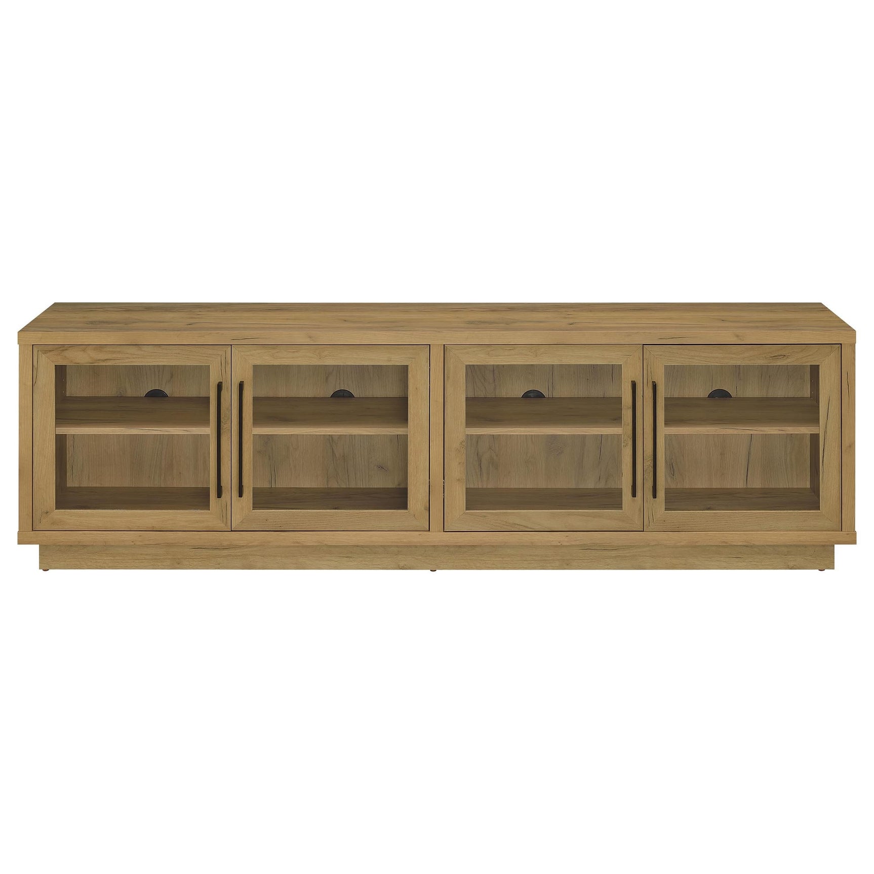 Medina 4-Door TV Stand for TVs up to 85 Inches Golden Oak view 4