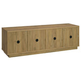 Medina 4-Door TV Stand for TVs up to 85 Inches Golden Oak view 7