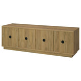 Medina 4-Door TV Stand for TVs up to 85 Inches Golden Oak view 8