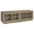 Medina 4-Door TV Stand for TVs up to 85 Inches Latte from Decor Furniture