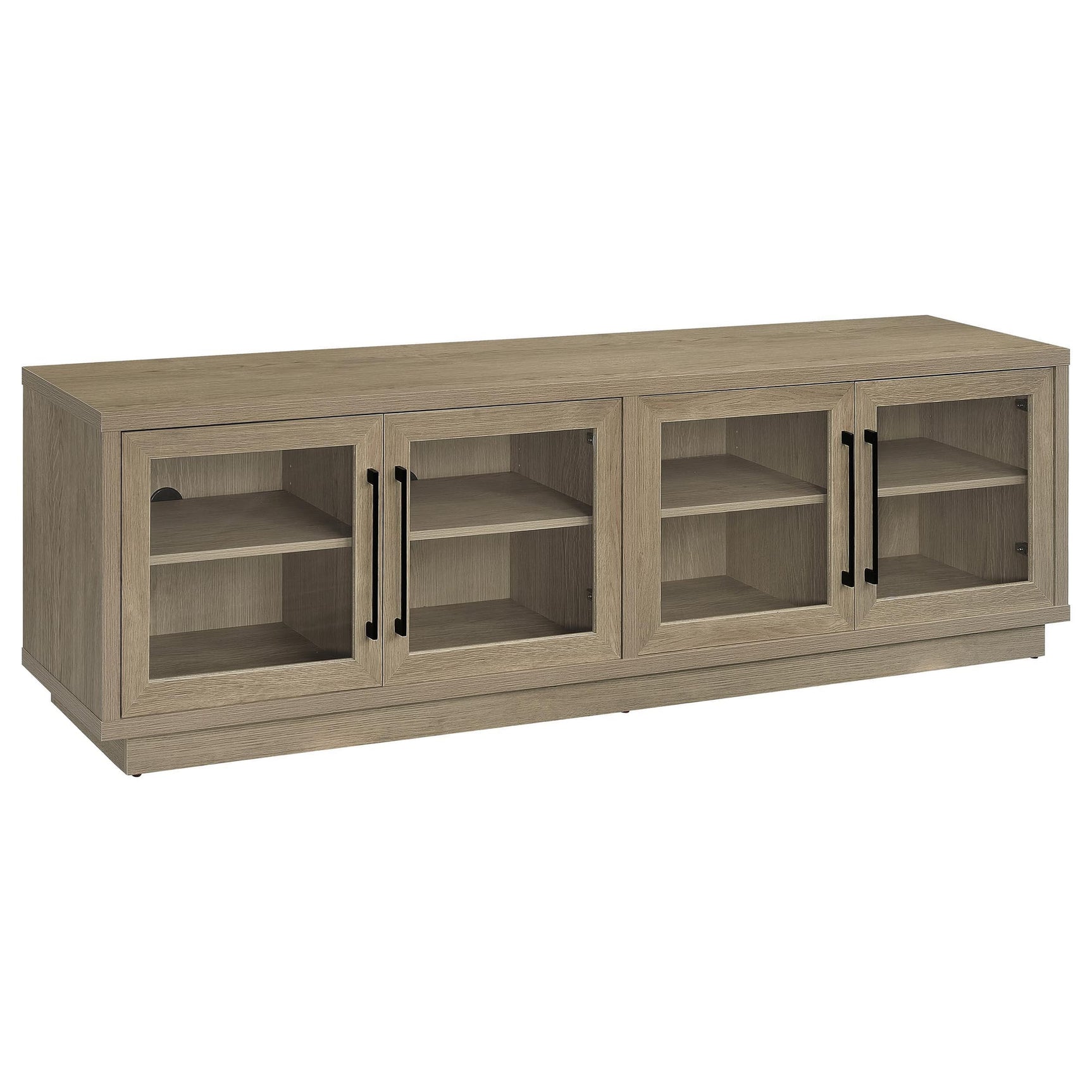 Medina 4-Door TV Stand for TVs up to 85 Inches Latte from Decor Furniture