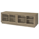 Medina 4-Door TV Stand for TVs up to 85 Inches Latte view 5