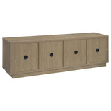 Medina 4-Door TV Stand for TVs up to 85 Inches Latte view 7