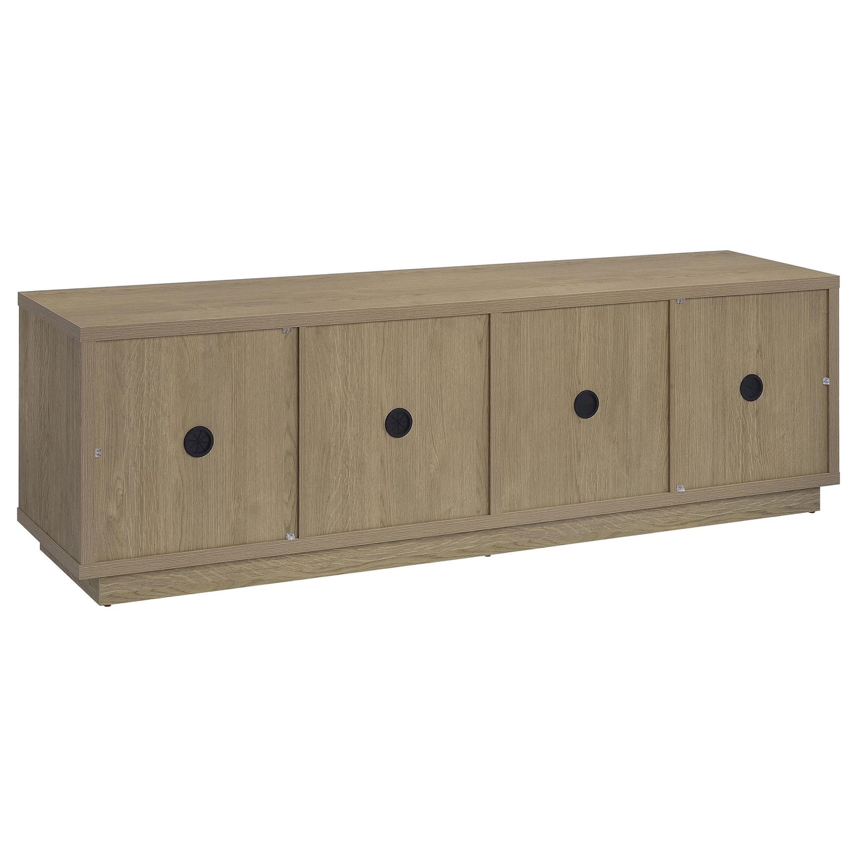 Medina 4-Door TV Stand for TVs up to 85 Inches Latte view 7