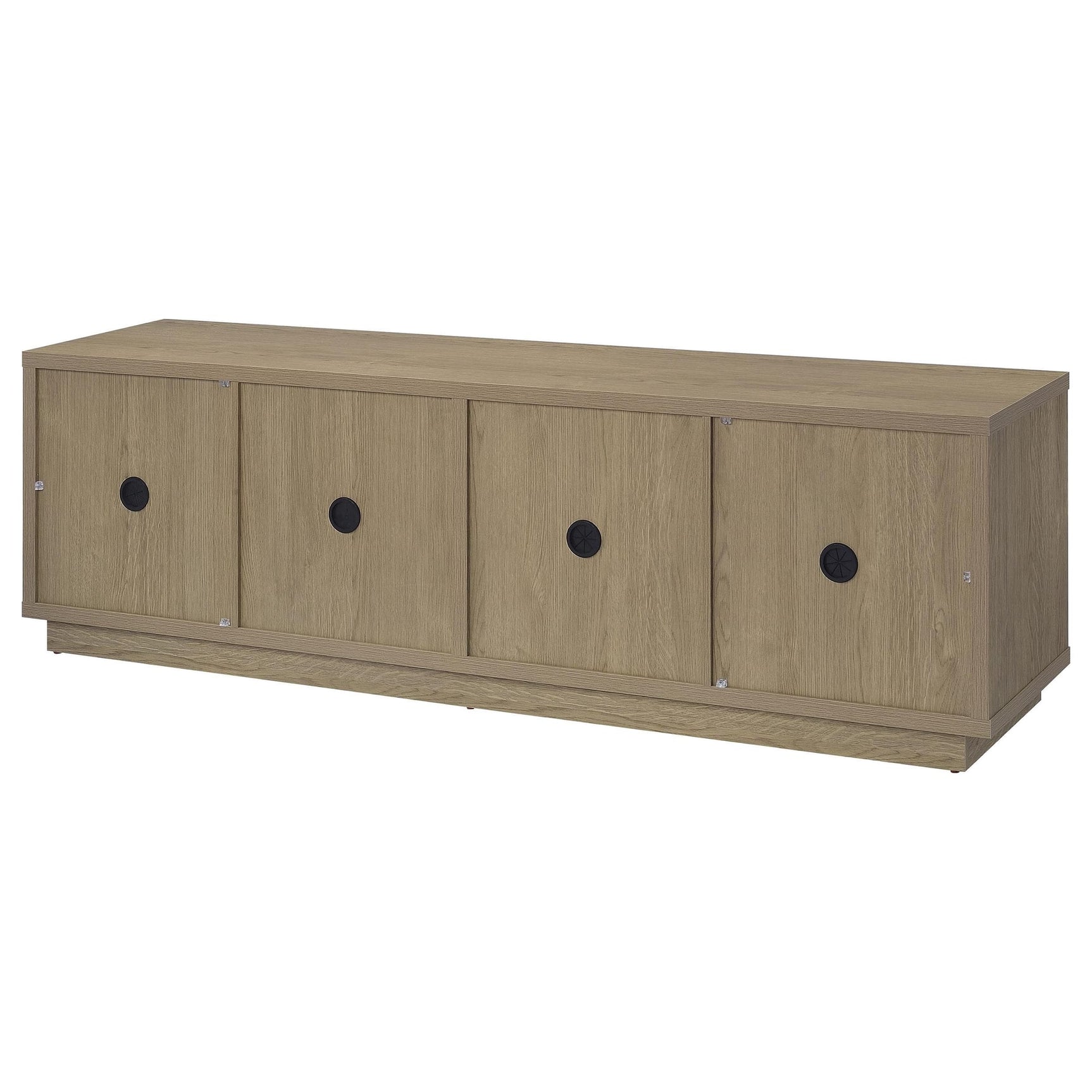 Medina 4-Door TV Stand for TVs up to 85 Inches Latte view 8