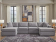 Modmax Granite 4-Piece Double Storage Chaise Sectional from Decor Furniture