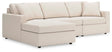Modmax Oyster 3-Piece Sectional Sofa Storage Chaise from Decor Furniture
