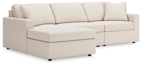 Modmax Oyster 3-Piece Sectional Sofa Storage Chaise from Decor Furniture