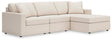 Modmax Oyster 3-Piece Sectional Sofa Storage Chaise from Decor Furniture